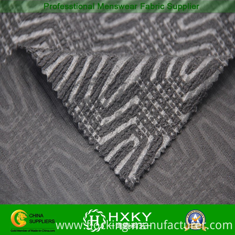 Knitting Yarn Dyed Polyesterspandex Fabric for Casual Jacket
